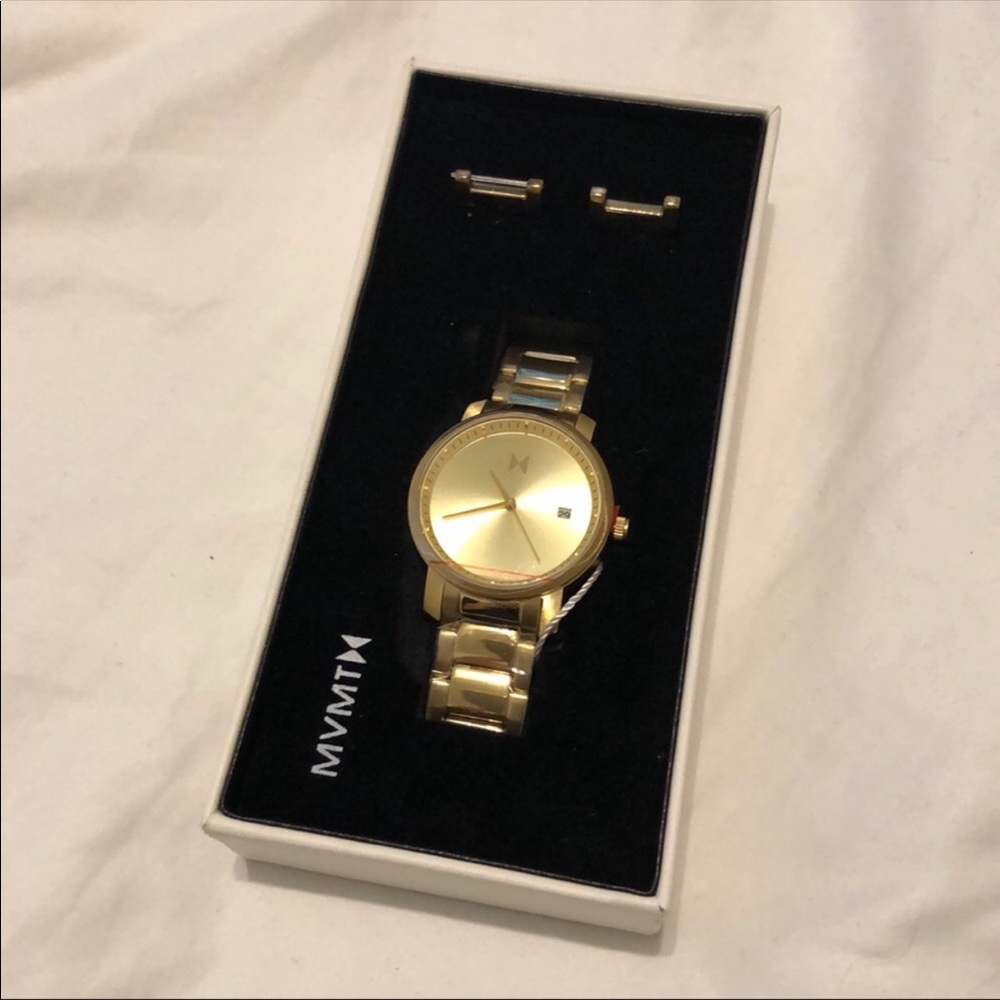 MVMT Gold Watch NWT Never Used